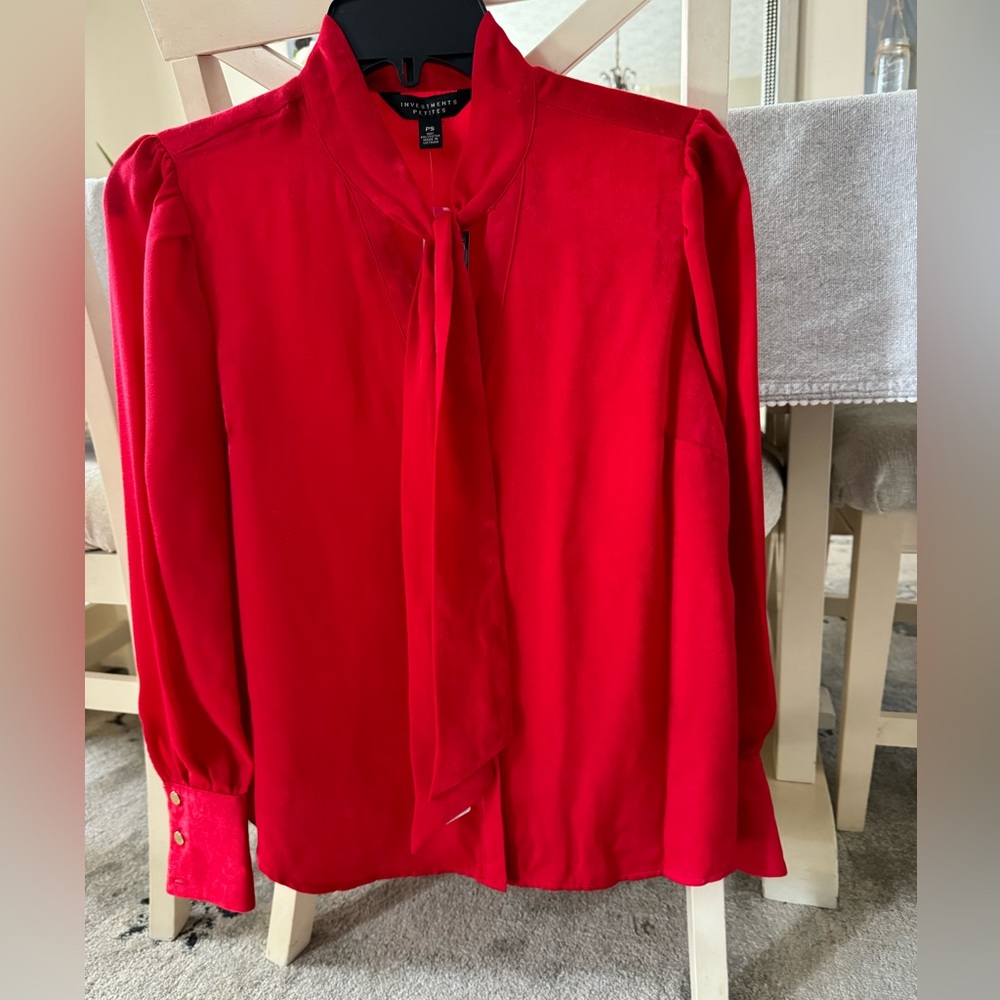 Investment Neck Tie Top